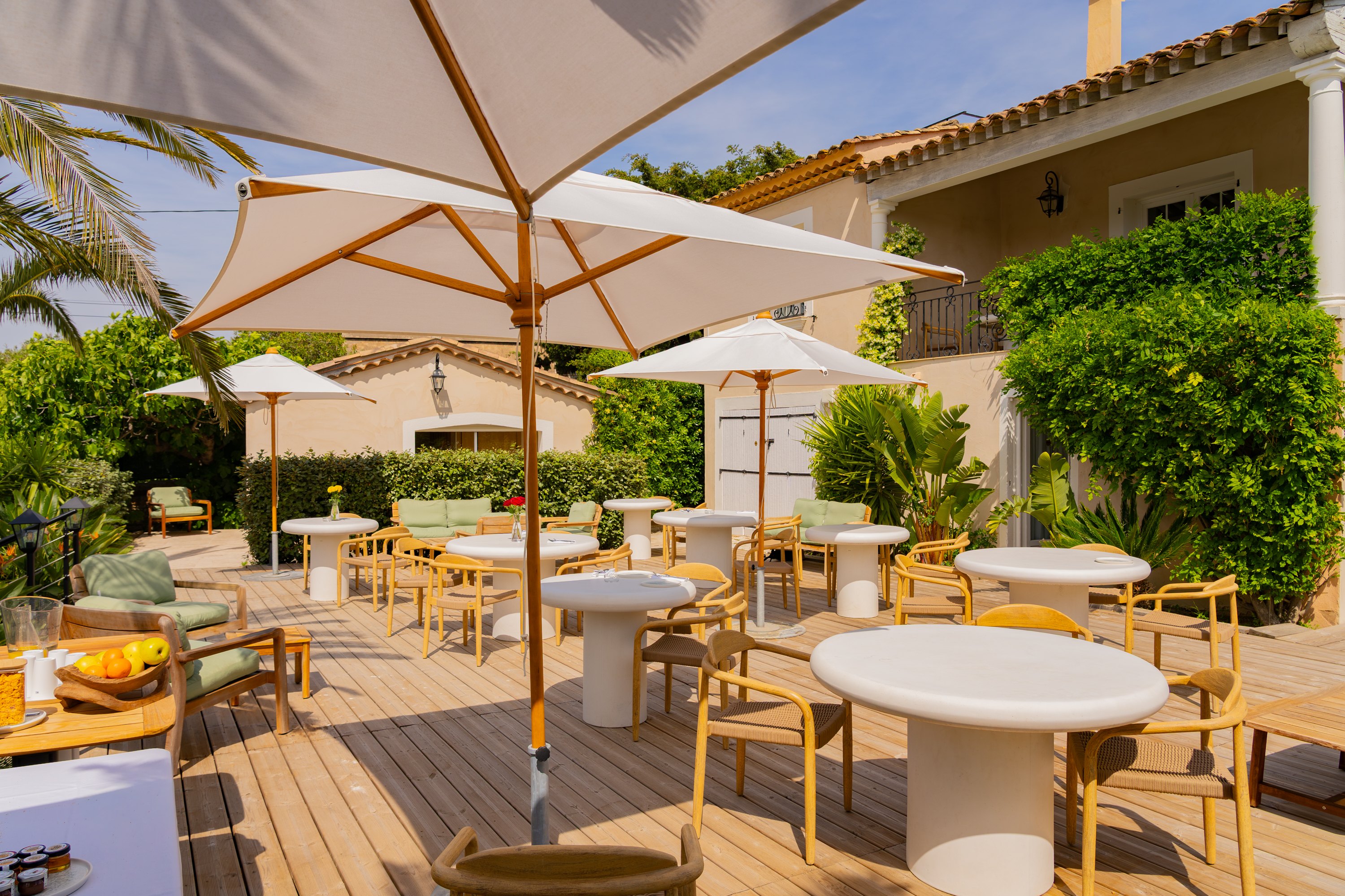 Terrasse ombragée